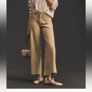 The Ettie High-Rise Crop Wide-Leg Jeans by Maeve (Anthropologie)